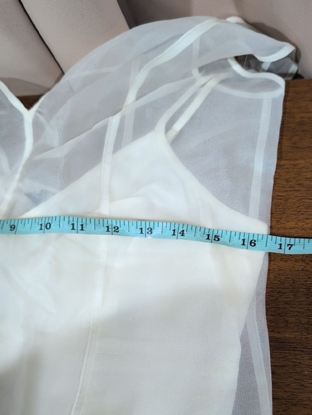 J Crew Collection layered organza shift dress CN863 NWT Size 6 Ivory - Picture 7 of 8